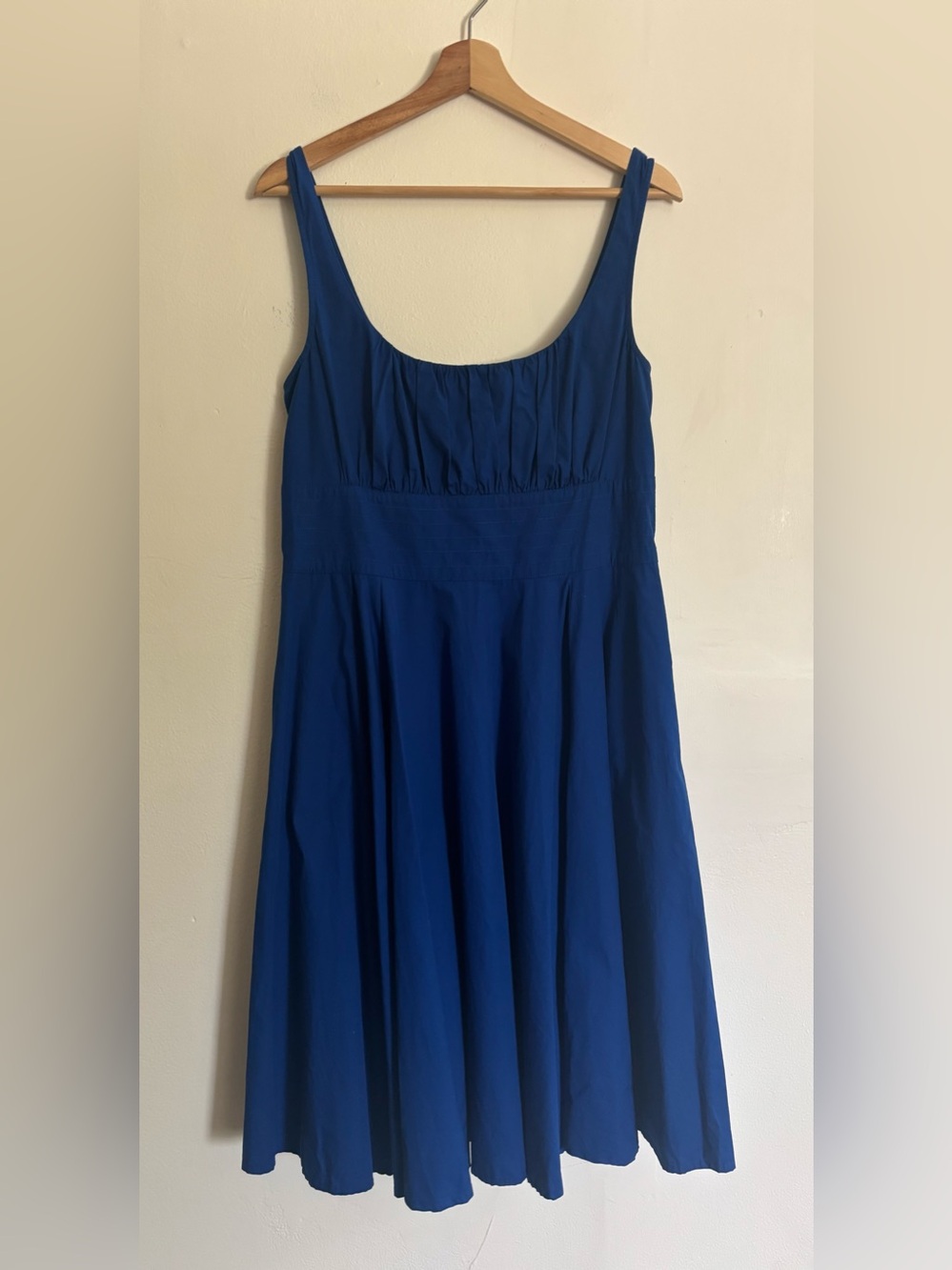 Eshakti Royal Fit and Flare Blue Dress